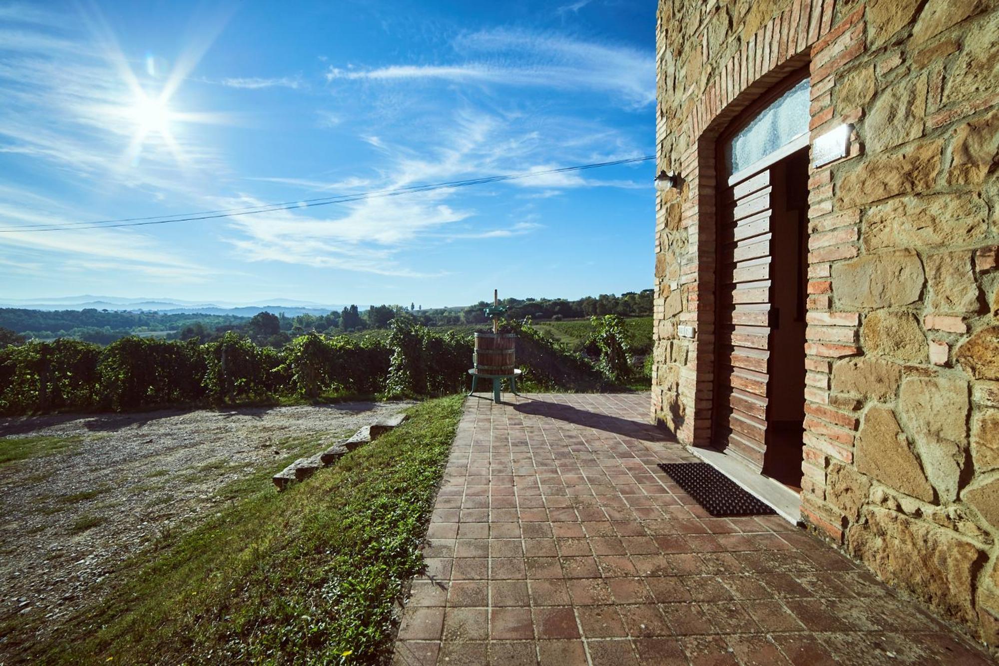Agriturismo Palazzo Bandino - Wine Cellar, On Reservation Restaurant And Spa キアンチャーノ・テルメ エクステリア 写真